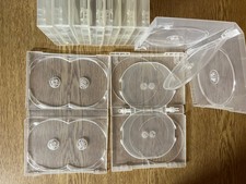 10 x 4er DVD Hüllen | Transparent | Leerhülle, Aufbewahrungshüllen gute Qualität