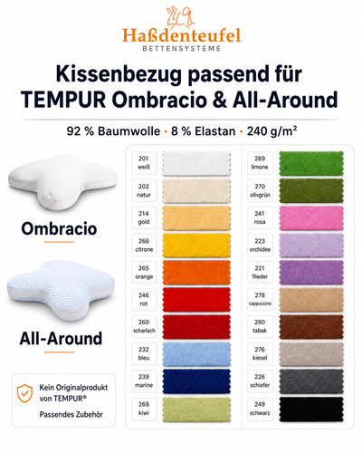 Kissenbezug für tempur - für,