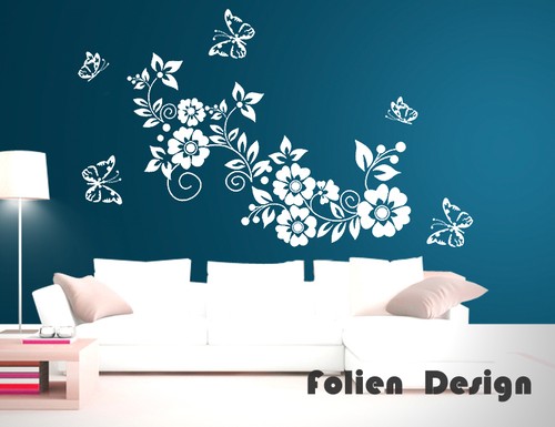 Pf44 wandtattoo ranke - ranke, blumen