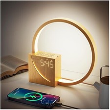 LED Nachttischlampe Wecker