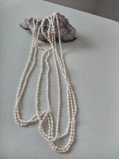 2x Perlenkette Sûßwasser