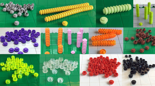 Lego platte 1x1 rund - -,