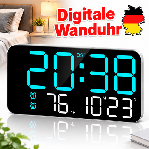 Geräuschlose led wanduhr - led,