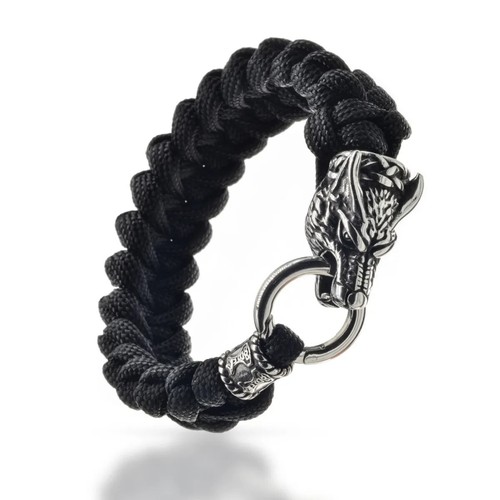 Wolfskopf armband thors hammer - armband,