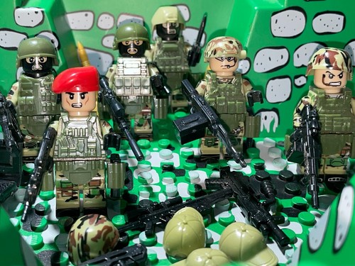 Army minifigur mit - us,