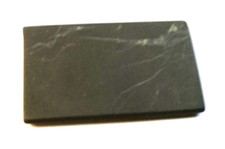 Schungit & Shungit Platte für Handy ca. 25x15 mm. / matt