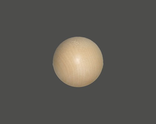 Kugel aus holz - kugel, (hainbuche