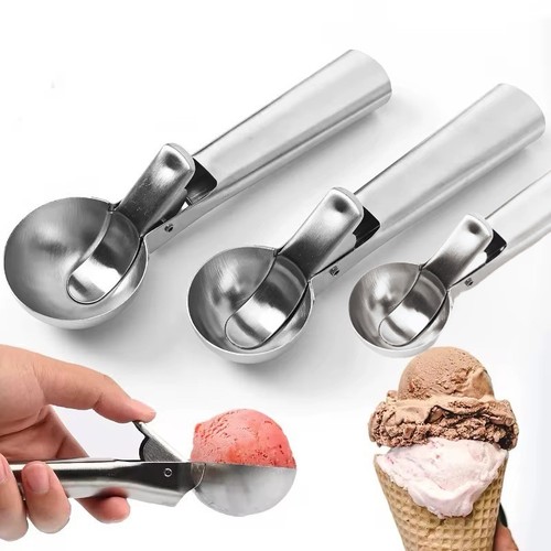 Edelstahl eisportionierer 3er - edelstahl,