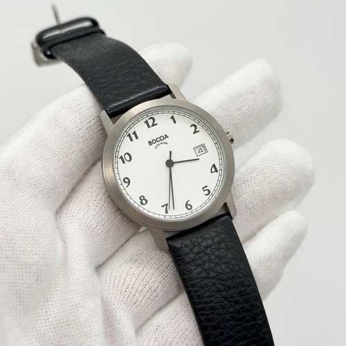 Boccia titanium wristwatch - titanium,