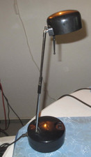 Hustadt Leuchten Schreibtischlampe Tischlampe schwarz verstellbar Halogen Lampe