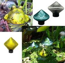 Schwimmkugel  Frosch Linse Ø=6-11cm schwimmend Teich Deko Miniteich Kugel Glas