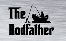 Aufkleber The Rodfather Fish Angeln  Bike Sticker Tuning JDM Decal Scene