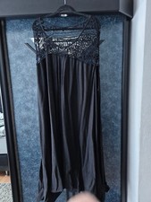 Damen Kleid mit Überwurf