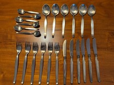 24teiliges Komplettbesteck Marke Wilkens in 800er Silber modernes Design 