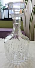 Schöne Kristallkaraffe, Bleiglas Likörflasche Wisky aus den 60er Jahre
