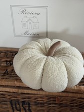 Riviera Maison Kürbiskissen weiß, ***NEU***