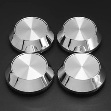 4X 65mm Silber Nabendeckel
