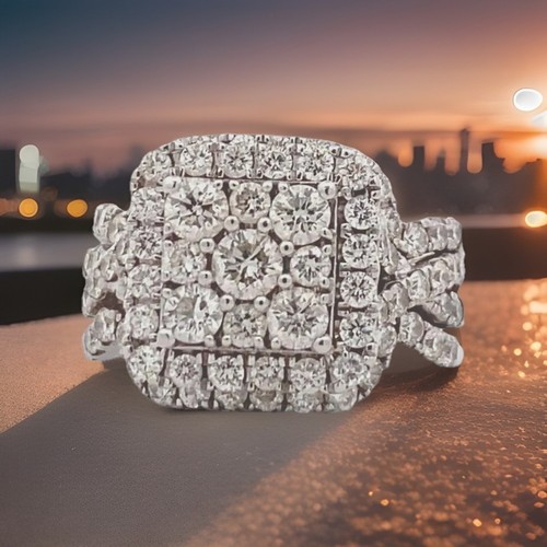14k weißgold ctw - 14k, 3,93