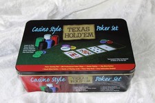 texas hold'em poker set, neu