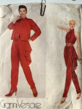 Vogue Original Designer  Gianni Versace Schnittmuster, Gr. US 10, englisch