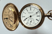 American Waltham - Wunderschöne  Taschenuhr  Messing um 1900 - Werk läuft