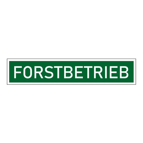 Magnetschild forstbetrieb jagd - magnetschild,