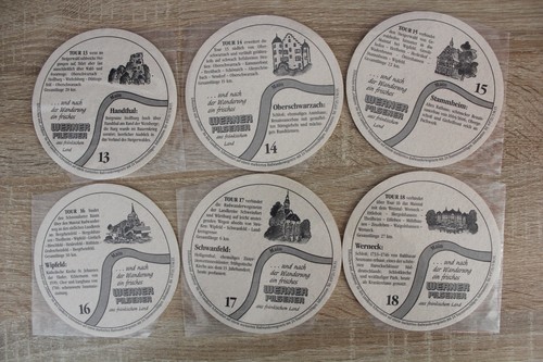 Serien bierdeckel brauerei - 6,