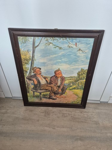 Großes vintage wandbild - großes,