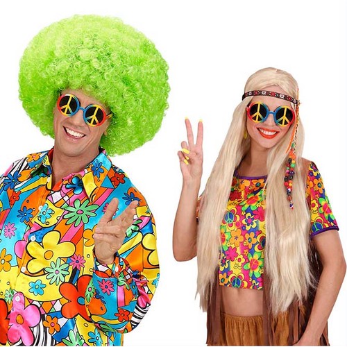 Hippie peace love brille - hippie,
