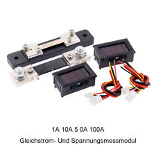 DC 0-100V 1A-100A Voltmeter Amperemeter LED Doppelt Digital Volt Amp Meter+Shunt