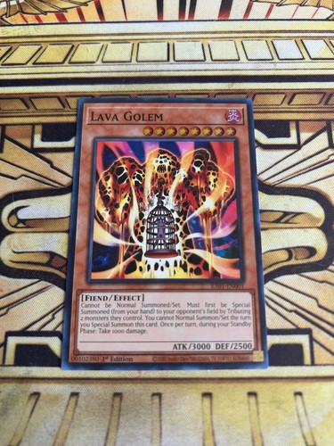 Yugioh lava golem super rare - lava,