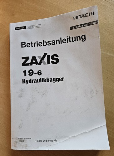 Bedienungs-/Wartungsanleitung