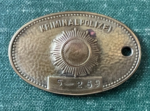 Ddr kripo marke - vp,
