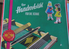 🎄Geschenktipp 🎁 Schöner PREMIUM-Webrahmen | Kinder=ab 5 Jahre| Holz&Garn