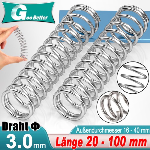 Druckfeder aus edelstahl 304 - aus,
