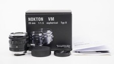 TOP Zustand! - Aus 2025! - Voigtländer Nokton 28mm 1.5 Type II VM ASPH schwarz
