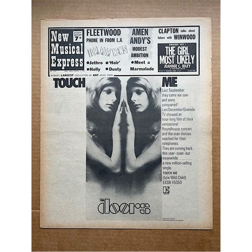 Doors nme magazine february - february, 1