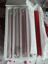 Echtwachs stabkerzen rot - echtwachs,