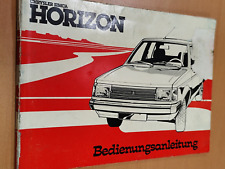 Chrysler simca horizon