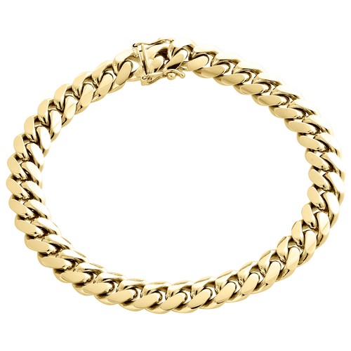 Herren echt 10k gelbgold 9mm - echt,
