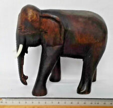 Handmade 1 x Elefant ca. 16 cm groß Holz Elephant Bali Figur NEUWERTIG