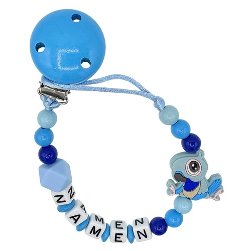 Schnullerkette mit wunschnamen - schnullerkette,