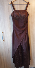 Abendkleid, lang, braun, sehr