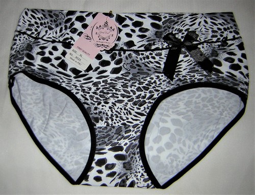 Damenslips tigerlook schwarz