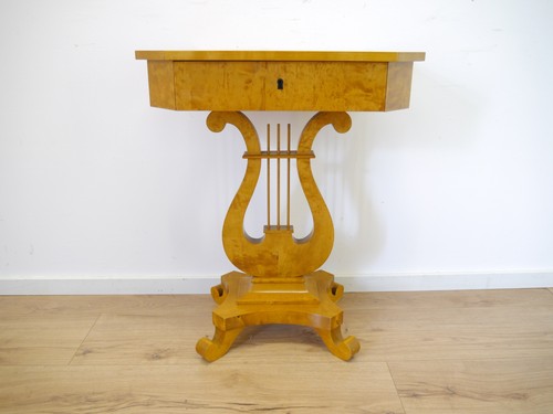 Biedermeier tisch nähtisch - biedermeier,
