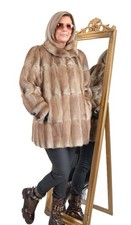 A5707 bisam jacke pelzjacke - a5707,