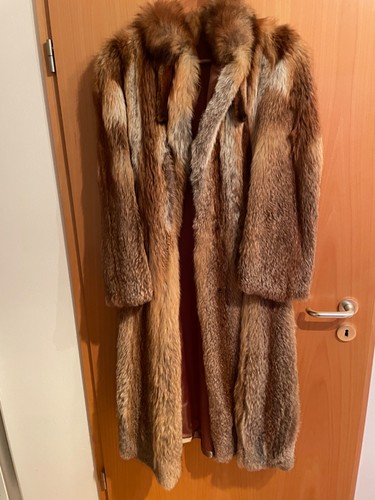 Damen pelzmantel fuchs - pelzmantel,