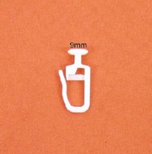 Gardinenhaken mit 9mm Rundkopf