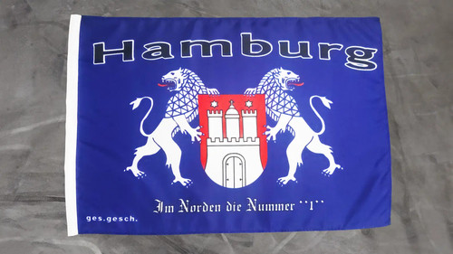 Fahne flagge hamburg norden - hamburg, im