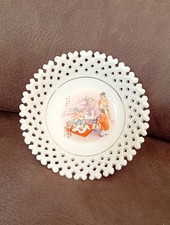 Furnishing Porcelainewares Durchbruchschale Goldrand Ø 15 cm Porzellan